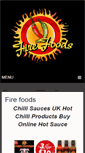 Mobile Screenshot of firefoods.co.uk